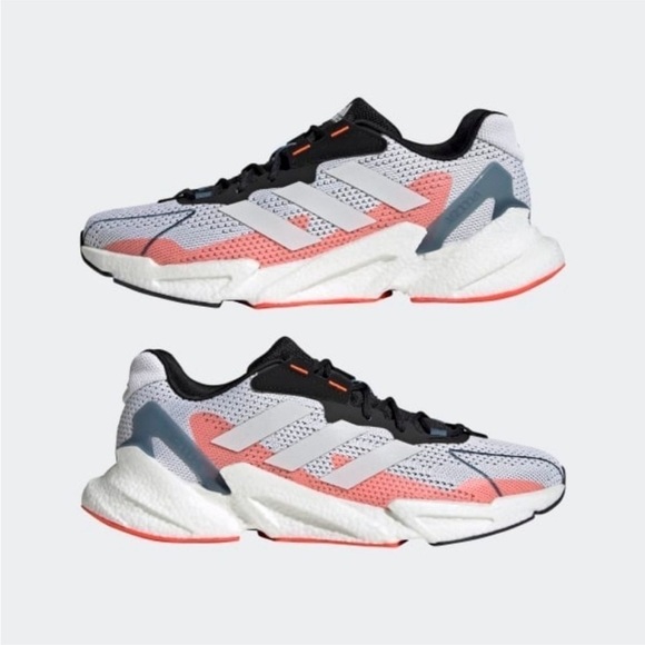 NWOT ADIDAS X9000L4 White/Red-Blue S23670 - Picture 2 of 5